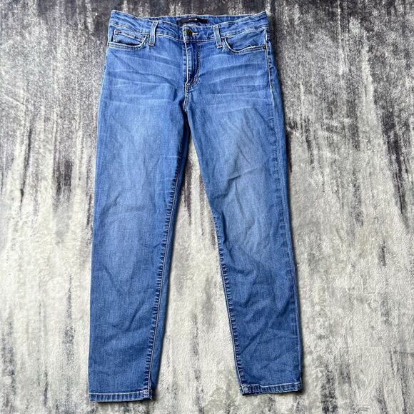 Joes Jeans 30/25.5 Classic Straight Leg Medium Wash Denim Blue Jean - Picture 1 of 6